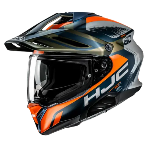HJC RPHA 60 Quid Oransje/Blå/Grå Kanskje markedets beste adventurehjelm