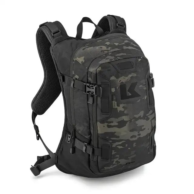 KRIEGA BACKPACK - R20 - MULTICAM BLACK R20 - Mellomstor og behagelig MC-sekk 