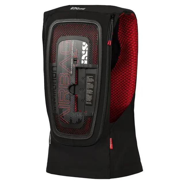 IXS Airbag Vest IPRO 1,0 Svart Str. S/M Airbag med IN&Motion Teknologi 