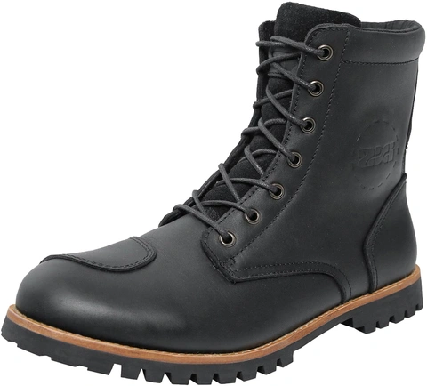 IXS Classic Oiled MC-Sko Svart MC-Sko i causal stil