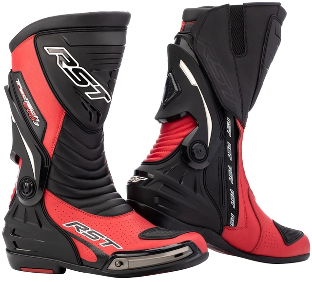 RST TractechEvo3 Racingsko Sort/Rød En budsjettvennlig og bra racingstøvel 