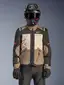 Alpinestars Andes v4 Drystar MC-Jakke Svart/Brun