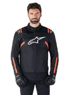 Alpinestars T-SPS v2 Svart/Hvit/Rød 4XL Sportslig og kul jakke fra Alpinestars