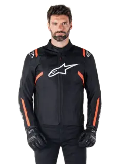 Alpinestars T-SPS v2 Svart/Hvit/Rød 2XL Sportslig og kul jakke fra Alpinestars