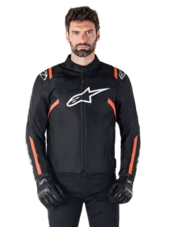 Alpinestars T-SPS v2 Svart/Hvit/Rød XL Sportslig og kul jakke fra Alpinestars