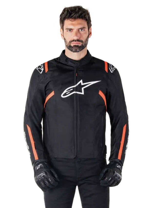 Alpinestars T-SPS v2 Svart/Hvit/Rød XL Sportslig og kul jakke fra Alpinestars 