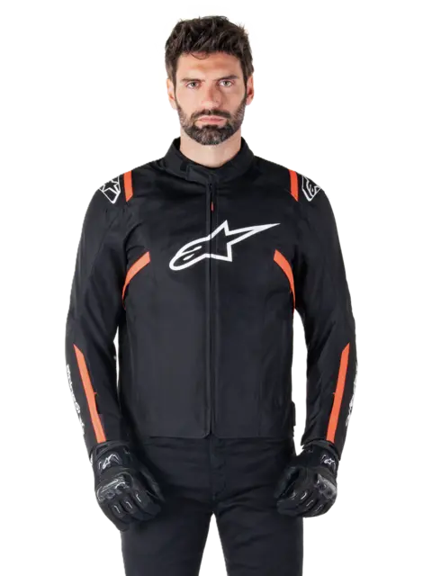 Alpinestars T-SPS v2 Svart/Hvit/Rød Sportslig og kul jakke fra Alpinestars