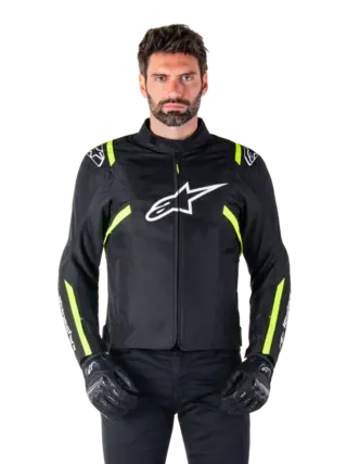 Alpinestars T-SPS v2 MC-Jakke Svart/Gul