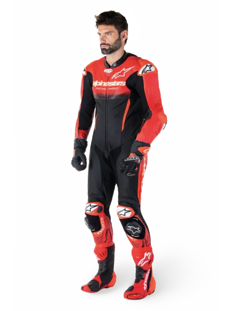 Alpinestars Skinndress 1-pcs GP-R7 Svart/Rød Heldress