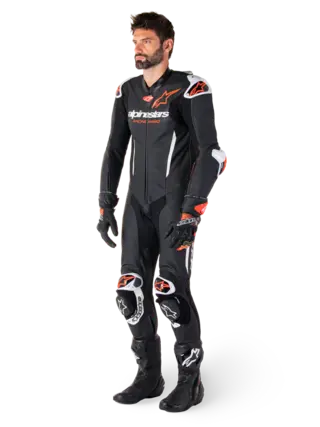 Alpinestars Skinndress  1-pcs GP-R7 Svart/Hvit/Rød Heldress