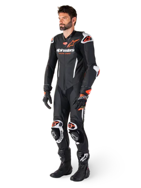 Alpinestars Skinndress  1-pcs GP-R7 Svart/Hvit/Rød Heldress