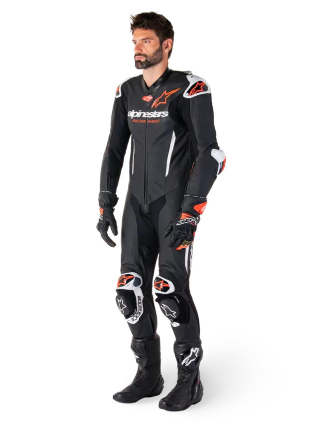 Alpinestars Skinndress  1-pcs GP-R7 Svart/Hvit/Rød Heldress 