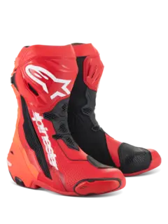Alpinestars Supertech R v2 Rød/Rød Den ultimate Racingstøvelen