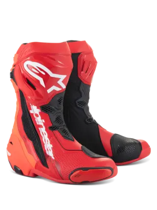 Alpinestars Supertech R v2 Rød/Rød Den ultimate Racingstøvelen