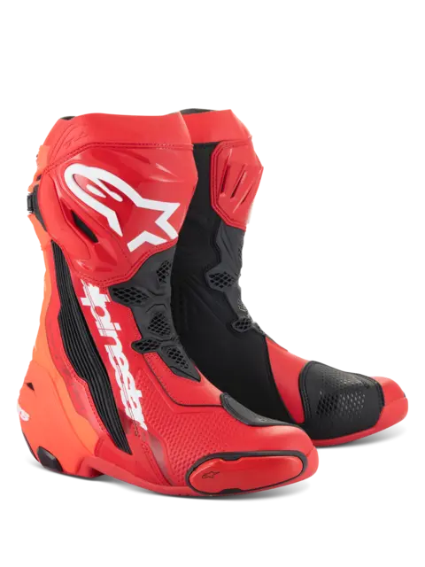 Alpinestars Supertech R v2 Rød/Rød Den ultimate Racingstøvelen