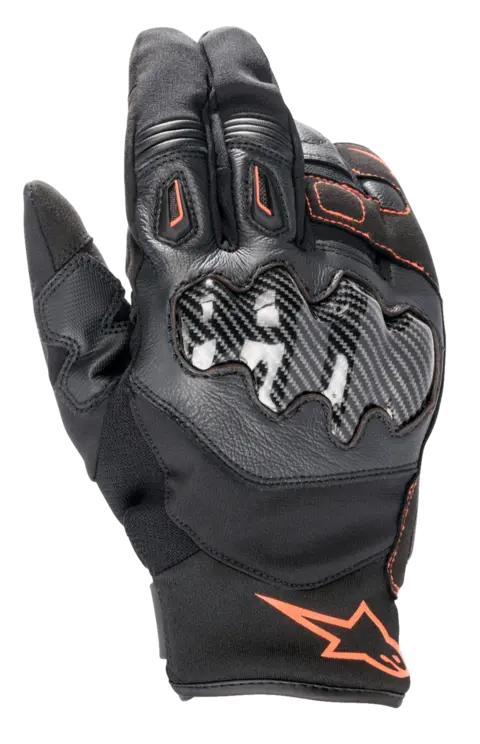 Alpinestars Hanske SMX-1 Svart/Rød Kort og behagelig Drystar Hanske