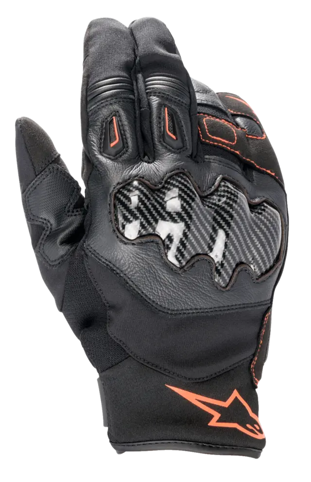 Alpinestars Hanske SMX-1 Svart/Rød Kort og behagelig Drystar Hanske 