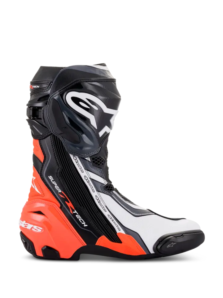 【1回使用】 Alpinestars SUPERTECH-R スーパーテックR Alpinestars Supertech R v2 Sv/Rød/Hvit Den ultimate Racingstøvelen