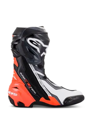Alpinestars Supertech R v2 Sv/Rød/Hvit Den ultimate Racingstøvelen