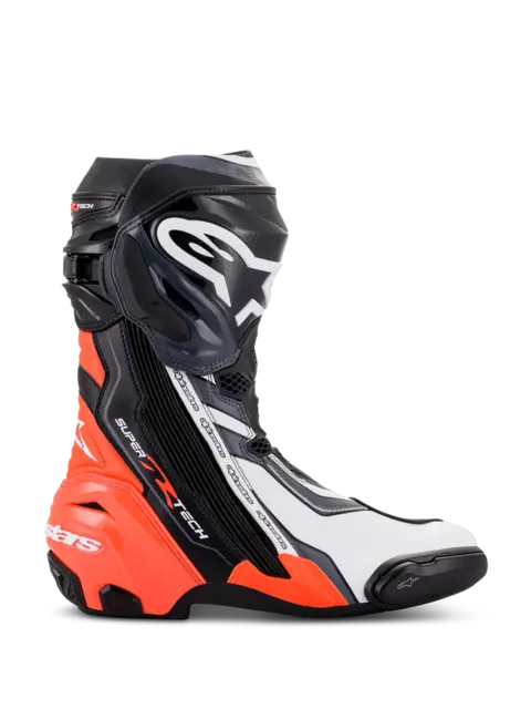 Alpinestars Supertech R v2 Sv/Rød/Hvit Den ultimate Racingstøvelen