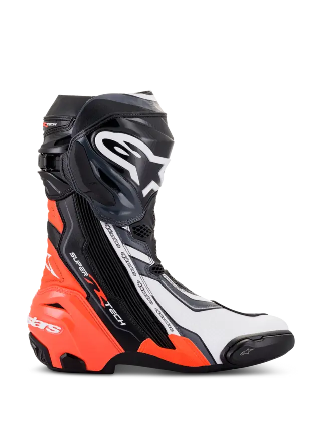 Alpinestars Supertech R v2 Sv/Rød/Hvit Den ultimate Racingstøvelen 