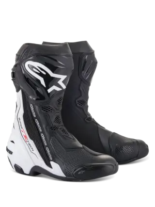 Alpinestars Supertech R v2 Svart/Hvit Den ultimate Racingstøvelen