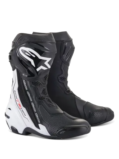 Alpinestars Supertech R v2 Svart/Hvit Den ultimate Racingstøvelen