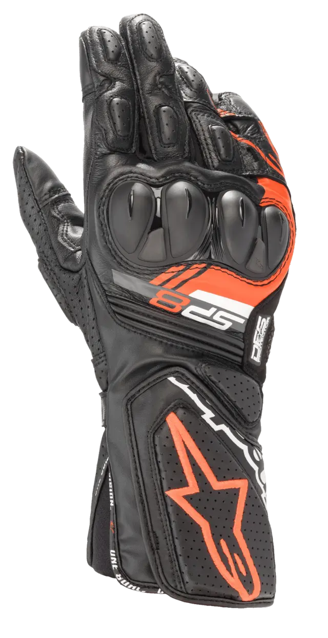 Alpinestars Hanske SP-8 v3 Svart/Rød S Topp Racinghanske fra Alpinestars 