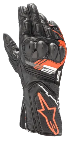 Alpinestars Hanske SP-8 v3 Svart/Rød Topp Racinghanske fra Alpinestars
