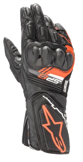 Alpinestars Hanske SP-8 v3 Svart/Rød Topp Racinghanske fra Alpinestars