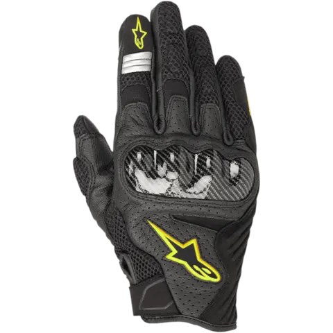Alpinestars Hanske SMX-1 Air v2 Svart/Fluorgul sommerhanske