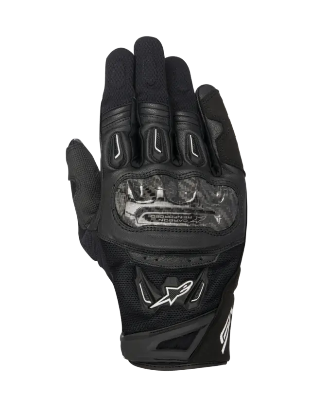Alpinestars SMX-2 Air v2 Svart Behagelig og beskyttende sommerhanske 
