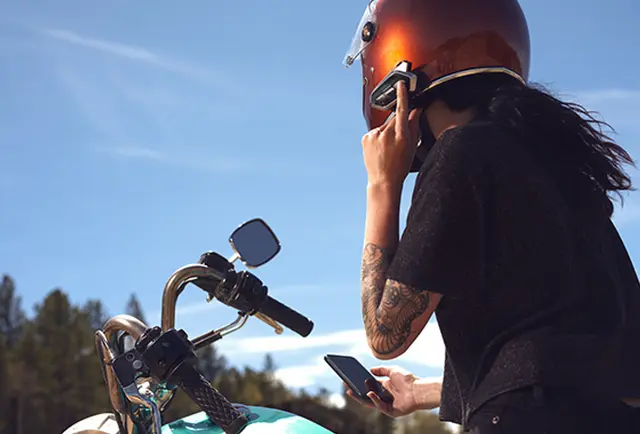 Sena 50R Intercom Single Bluetooth, Mesh og med HK-høytalere 