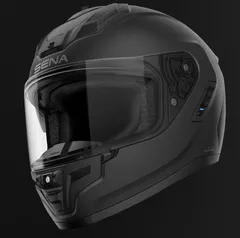Sena Phantom Sort Matt Helhjelm fra Sena med integrert Intercom