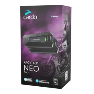 Cardo Packtalk NEO 2-Pakning Intercom DUO sett