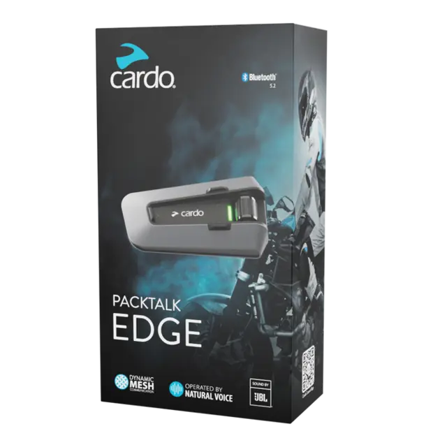 Cardo Packtalk EDGE - SINGLE JBL - Intercom Single sett 