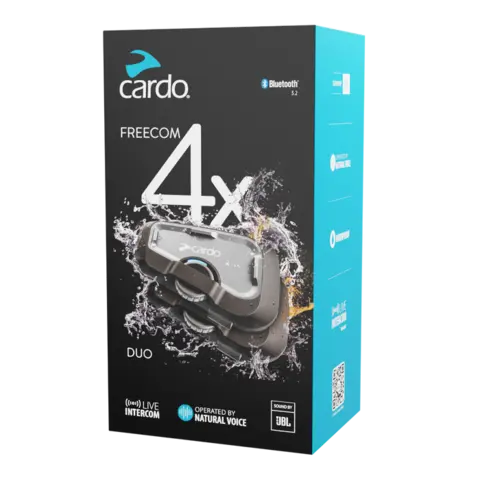 Cardo Freecom 4X 2-Pakning JBL - Intercom DUO sett
