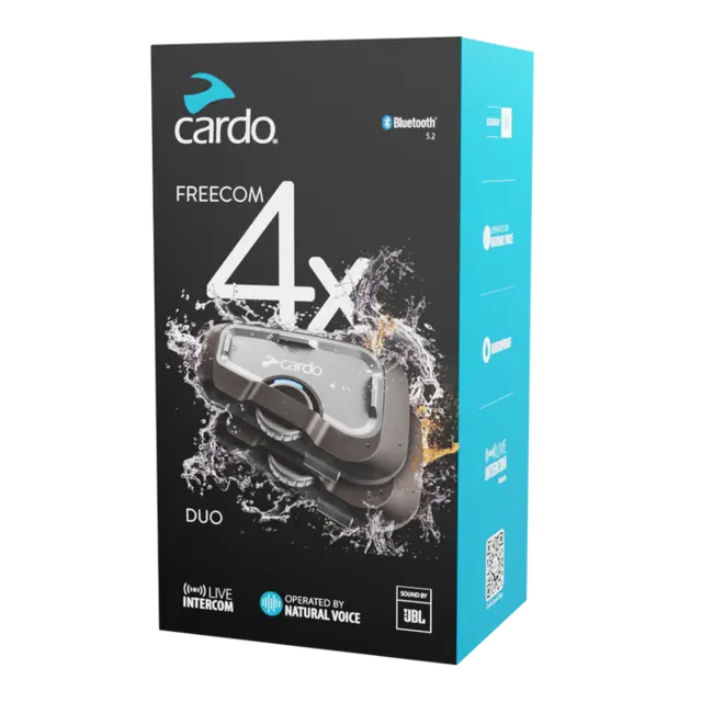 Cardo Freecom 4X 2-Pakning JBL - Intercom DUO sett 