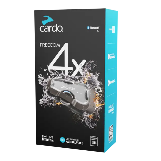 Cardo Freecom 4X SINGLE JBL - Intercom Single sett 