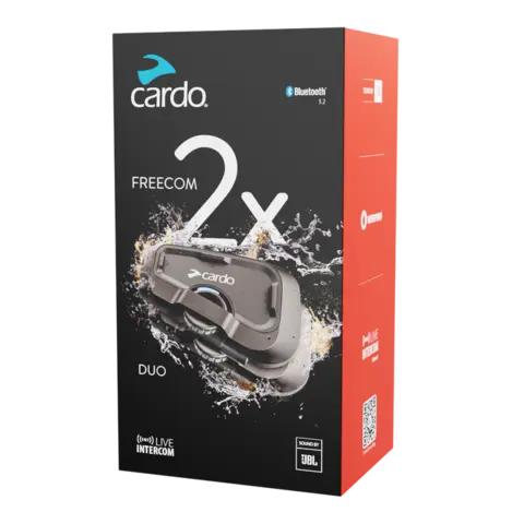 Cardo Freecom 2X 2-Pakning JBL - Intercom DUO sett