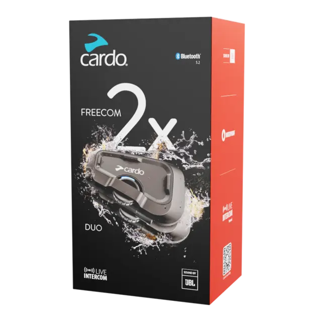 Cardo Freecom 2X 2-Pakning JBL - Intercom DUO sett 