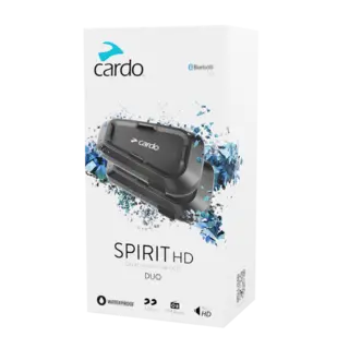 Cardo Spirit HD 2-Pakning Intercom DUO sett