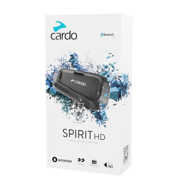 Cardo Spirit HD Single Intercom Single sett 