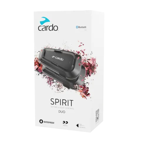 Cardo Spirit 2-Pakning Intercom DUO sett