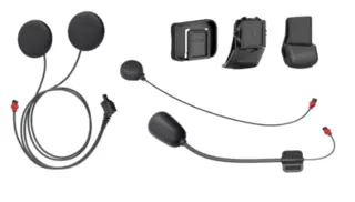 Sena 50C Festeklemme m/høyt. og mik. Komplett audiokit til 50C HK-høytalere