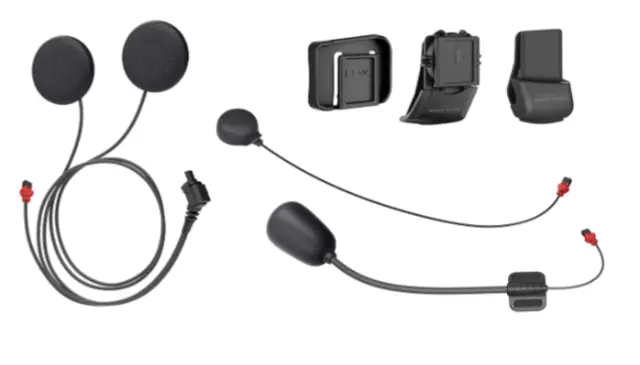 Sena 50C Festeklemme m/høyt. og mik. Komplett audiokit til 50C HK-høytalere 