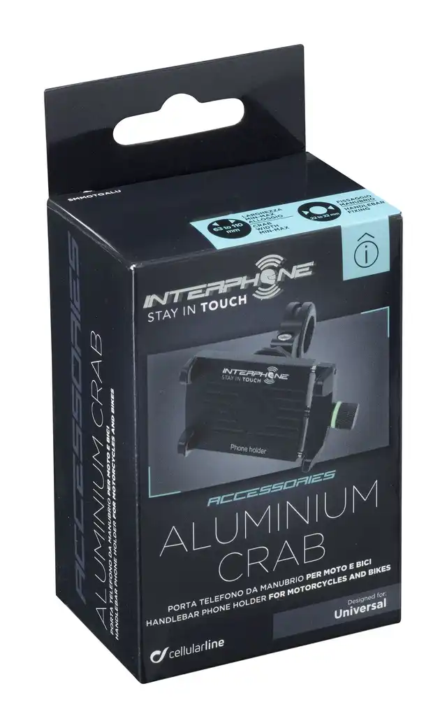Interphone Crab Aluminum Mobilholder 