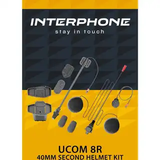 Interphone 2nd Helmet Kit 8R 40MM