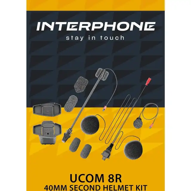 Interphone 2nd Helmet Kit 8R 40MM 