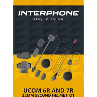 Interphone 2nd Helmet Kit 6R/7R 32MM